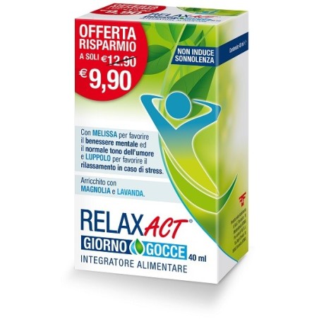Relax act giorno gocce 40 ml Relax act giorno gocce 40 ml