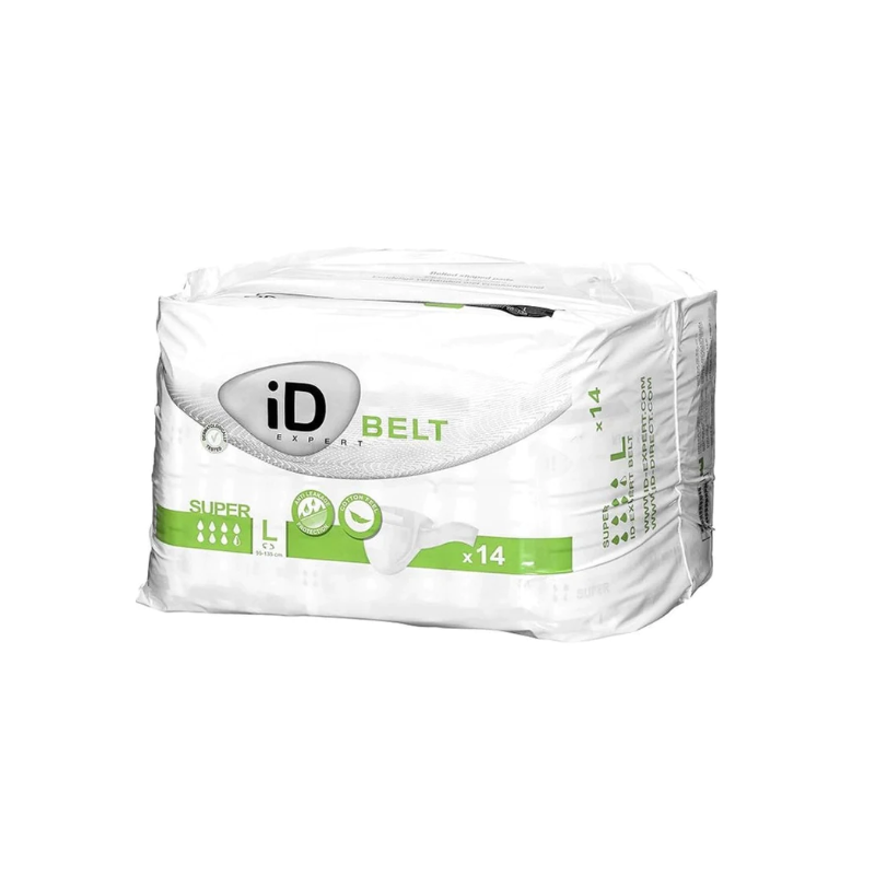 Pannolone per incontinenza id belt super taglia large n2 14pezzi