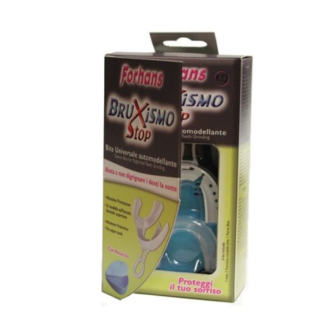Bite universali automodellanti bruxismo stop forhans 2 pezzi