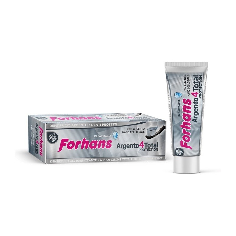 Dentifricio silver 4 white forhans 75 ml