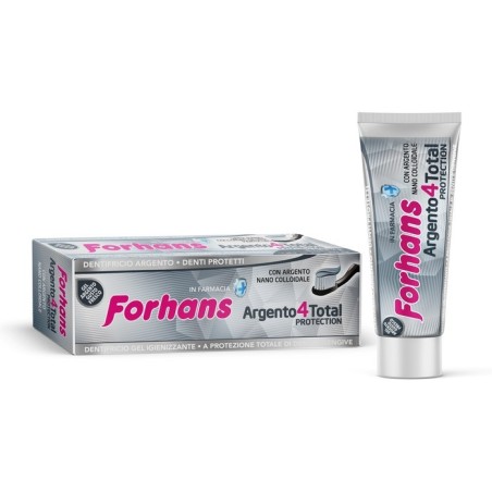 Dentifricio silver 4 white forhans 75 ml