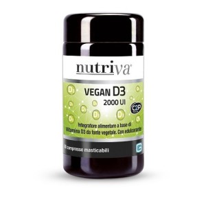 Nutriva vegan d3 60 compresse 2000 ui