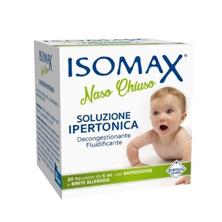 Soluzione ipertonica isomax naso chiuso 20 flaconcini da 5 ml