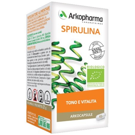Arko capsule spirulina bio 45 capsule