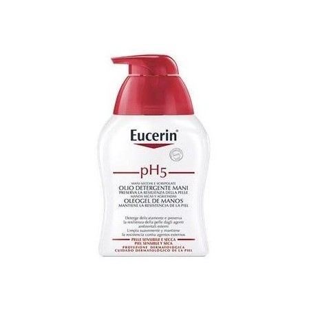 Eucerin ph5 olio detergente mani secche e screpolate 250 ml