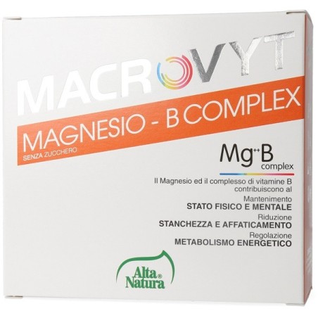 Macrovyt magnesio b complex 18 bustine Macrovyt magnesio b complex 18 bustine