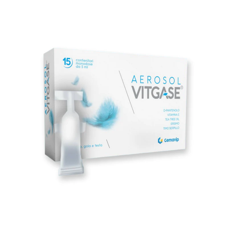 Vitgase aerosol 15 flaconcini 5 ml
