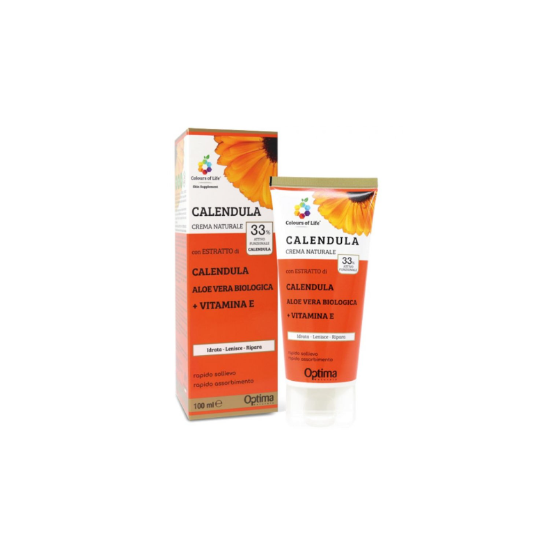 Colours of life skin supplement calendula crema 100 ml Colours of life skin supplement calendula crema 100 ml