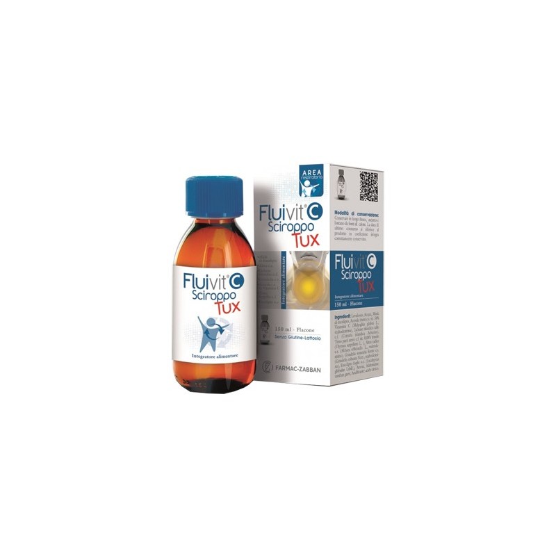 Fluivit c sciroppo tux flacone 150 ml