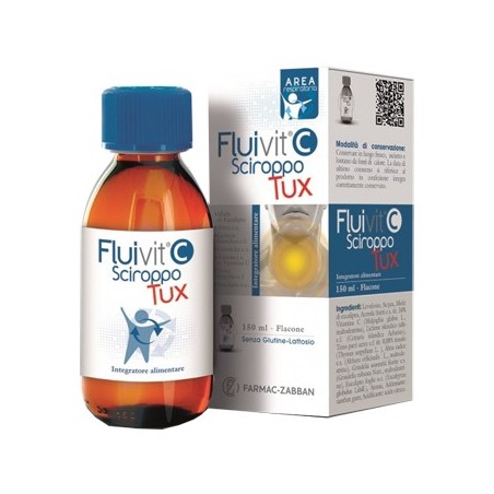 Fluivit c sciroppo tux flacone 150 ml