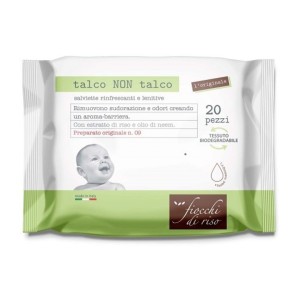 Fiocchi di riso salviette talco non talco