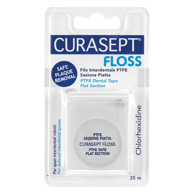 Curasept floss ptfe tape clorexidina