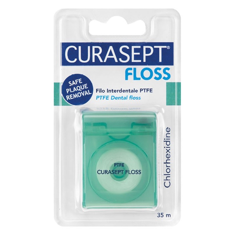 Curasept floss ptfe tape clorexidina