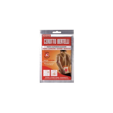 Bertelli cerotto autoriscaldante 2 celle 1 pezzo