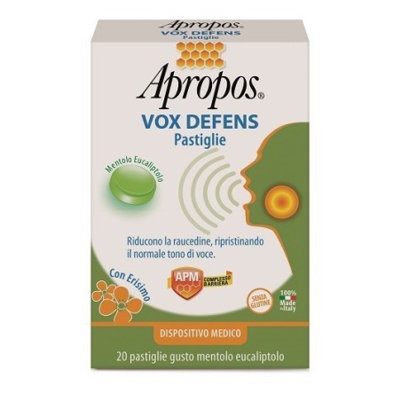 Apropos vox defens pro mentolo eucalipto 20 pastiglie