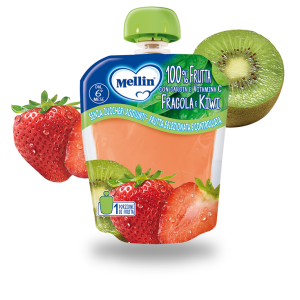 Mellin pouch fragola kiwi 90 g