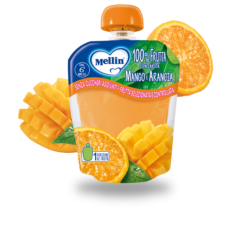Mellin pouch arancia mango 90 g