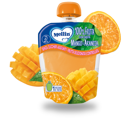 Mellin pouch arancia mango 90 g
