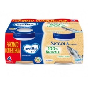 Mellin omogeneizzato di spigola e verdure 4 x 80 g