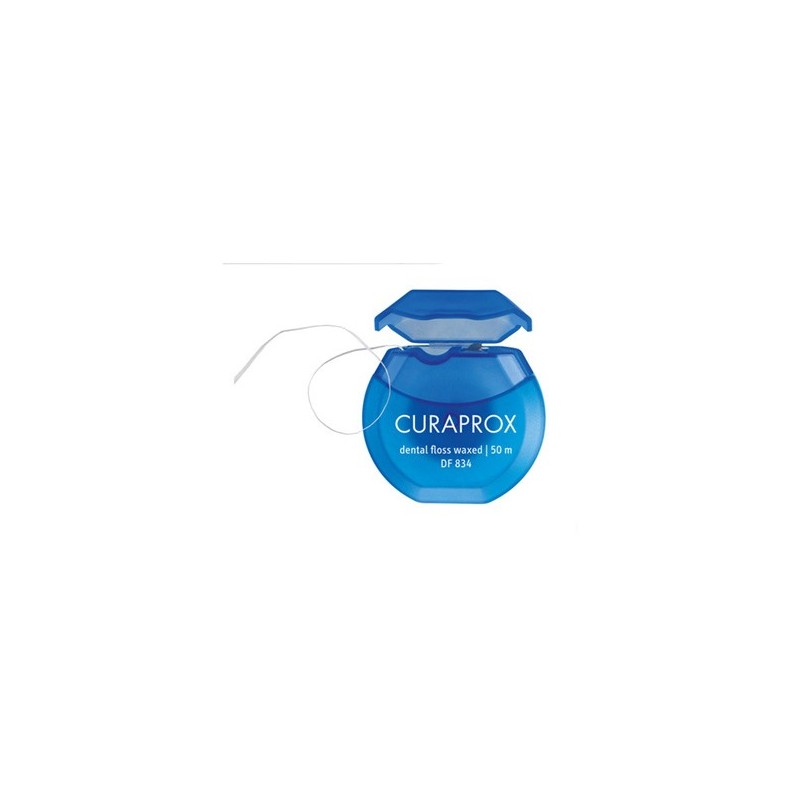Curaprox df 834 dental floss waxed 50 metri