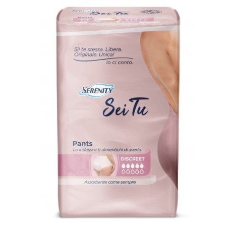 Serenity pants pannolone a mutandina advance seitu extra taglia large 10 pezzi