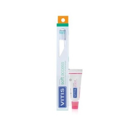 Vitis spazzolino soft access + dentifricio gingival 15 ml Vitis spazzolino soft access + dentifricio gingival 15 ml