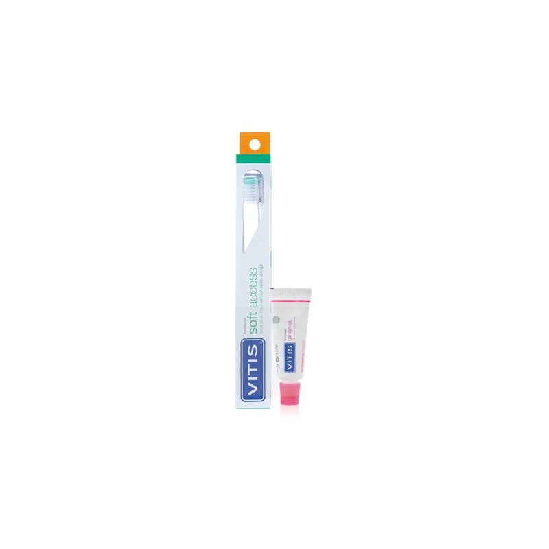 Vitis spazzolino soft access + dentifricio gingival 15 ml Vitis spazzolino soft access + dentifricio gingival 15 ml