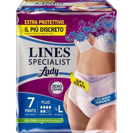 Lines specialist pants lady plus l farma 7 pezzi