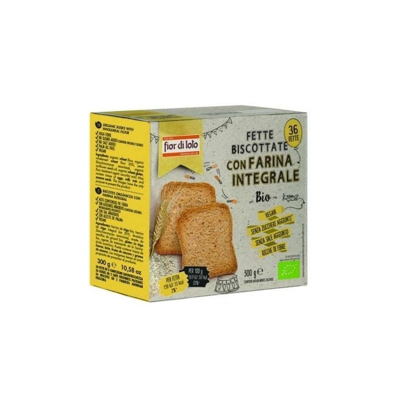 Fette biscottate integrali frumento