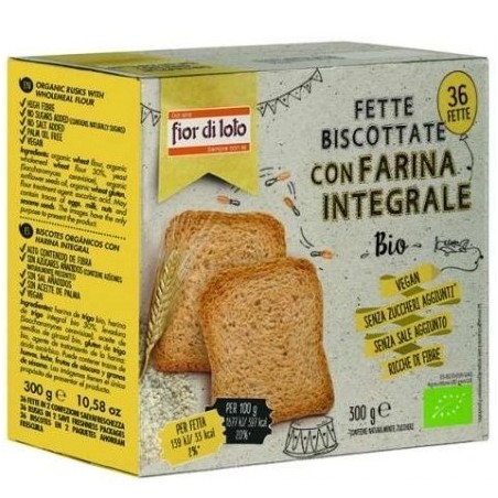 Fette biscottate integrali frumento
