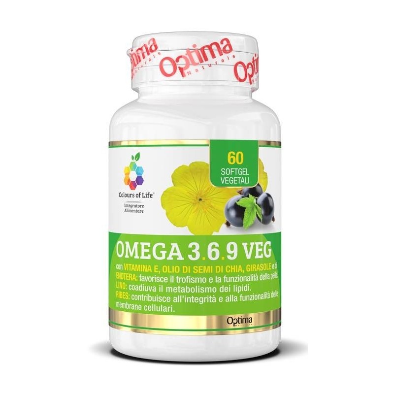 Colours of life omega 3-6-9 veg 60 soft gel