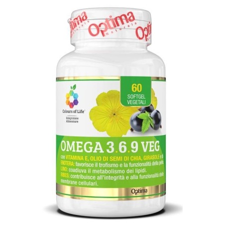 Colours of life omega 3-6-9 veg 60 soft gel