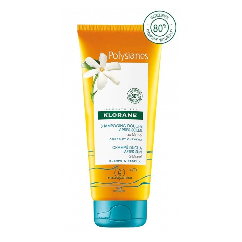 Klorane shampoo doccia doposole corpo/capelli 200ml