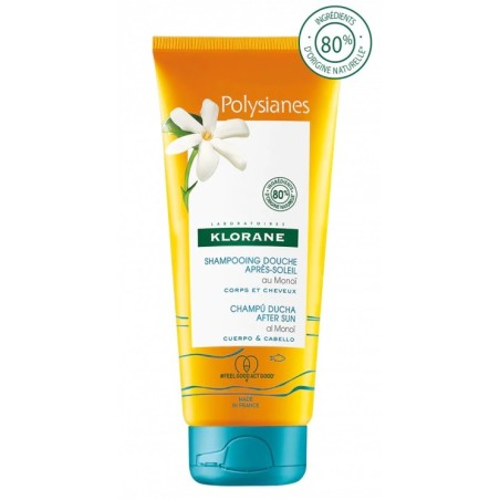 Klorane shampoo doccia doposole corpo/capelli 200ml