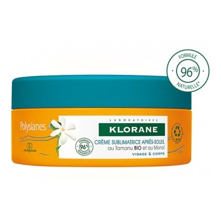 Klorane crema sublimatrice doposole viso e corpo tamanu e monoi 200 ml