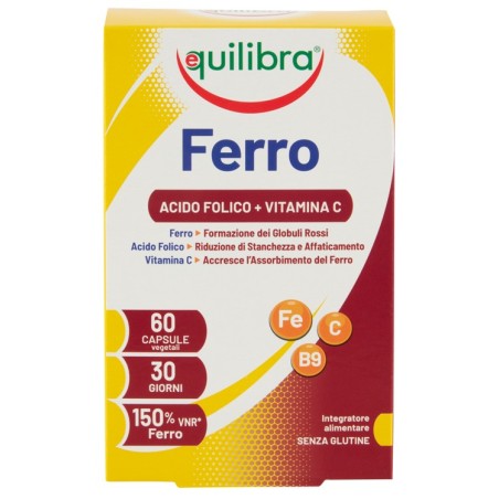 Ferro con acido folico + vitamina c 60 capsule Ferro con acido folico + vitamina c 60 capsule