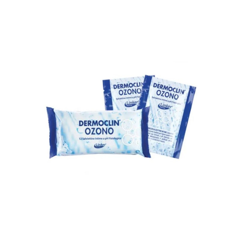 Dermoclin salviettine intime ozono 12 pezzi