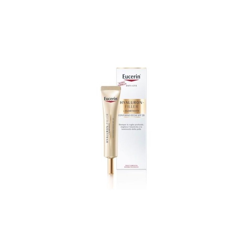 Eucerin hyaluron-filler + elasticity contorno occhi spf 15 15 ml