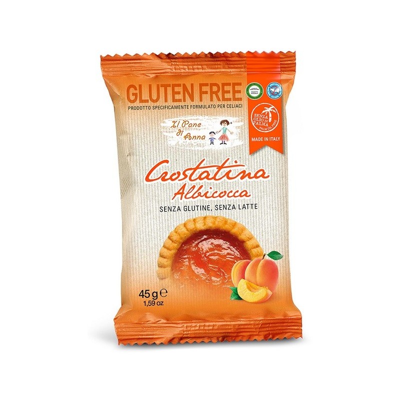 Il pane di anna crostatina all'albicocca senza latte 45 g