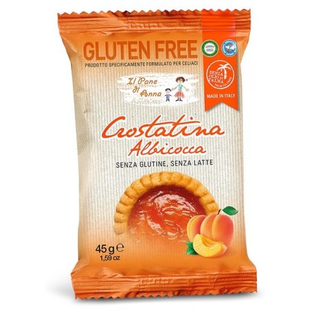 Il pane di anna crostatina all'albicocca senza latte 45 g