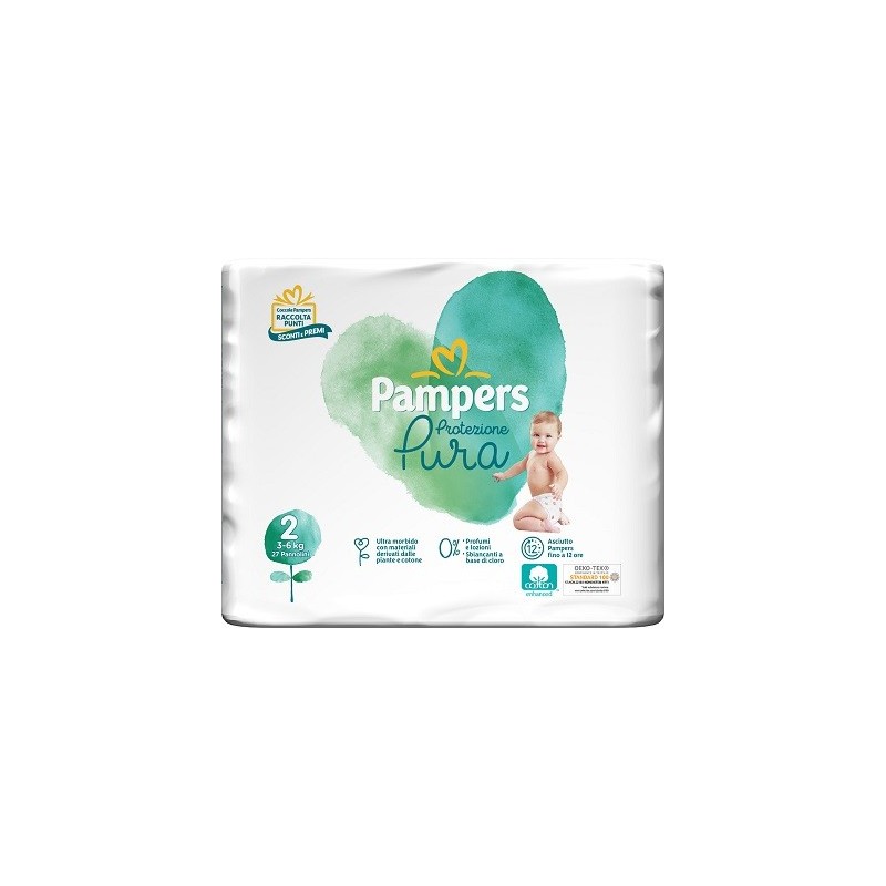 Pampers protezione pura naturello mini cp 27 pezzi