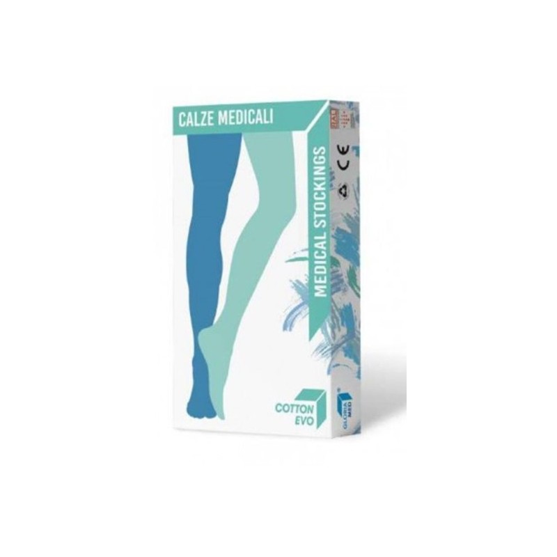 Gloriamed cotton evo 162 gambaletto corto beige misura large1 paio