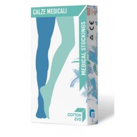 Gloriamed cotton 262 evo collant lungo beige misura extra large 1 paio