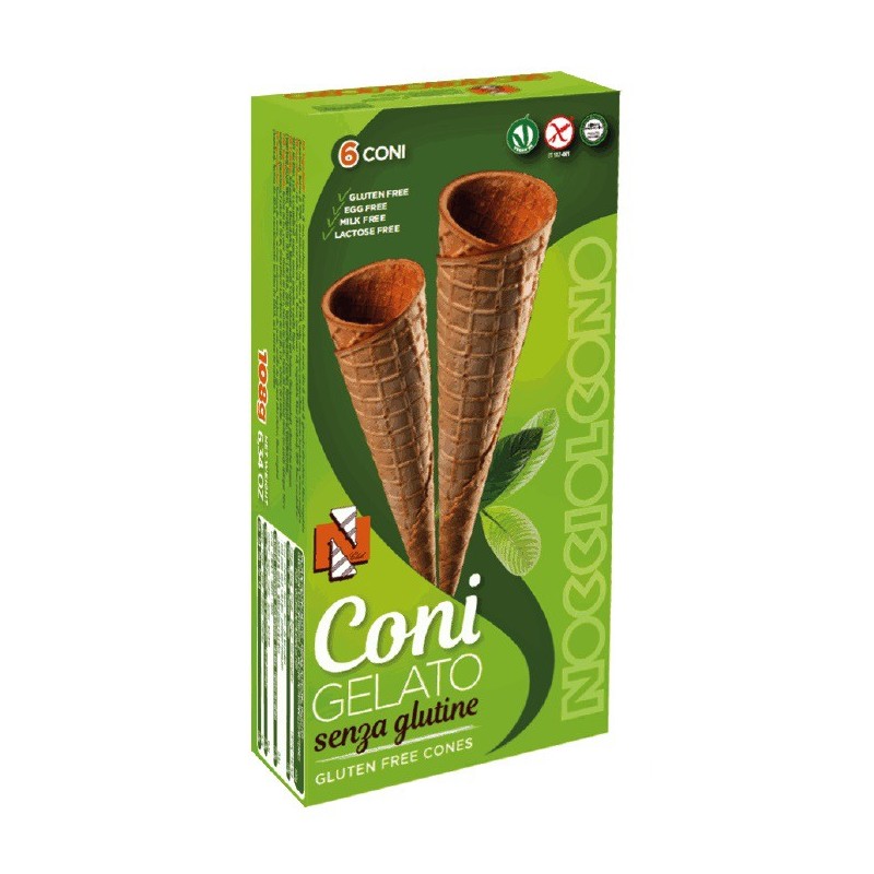Coni gelato senza glutine 6 pezzi Coni gelato senza glutine 6 pezzi