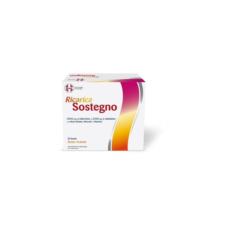 Matt divisione pharma ricarica sostegno 20 buste gusto arancia
