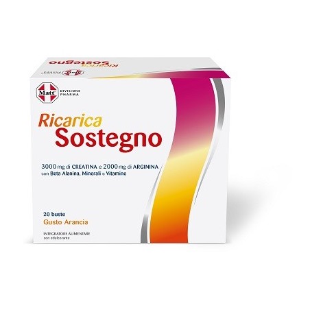 Matt divisione pharma ricarica sostegno 20 buste gusto arancia