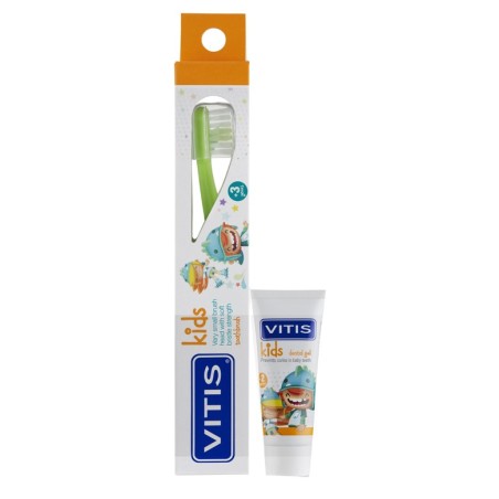 Vitis kids spazzolino + gel 8 ml Vitis kids spazzolino + gel 8 ml