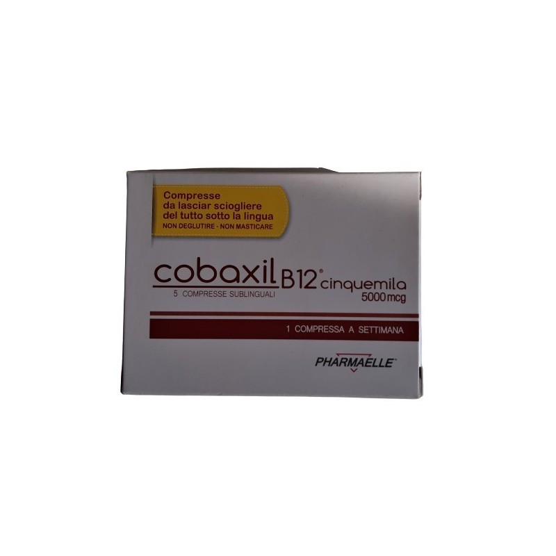 Cobaxil b12 5000mcg 5 compresse sublinguali