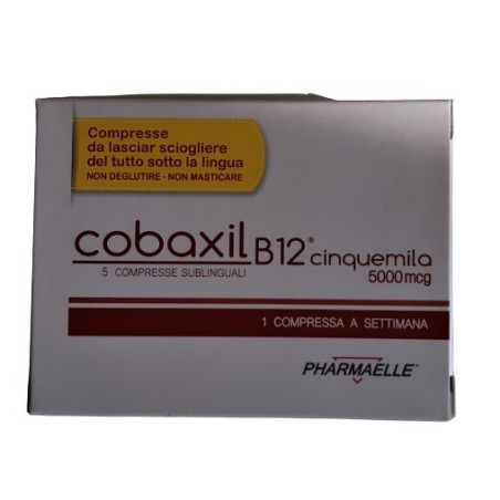 Cobaxil b12 5000mcg 5 compresse sublinguali