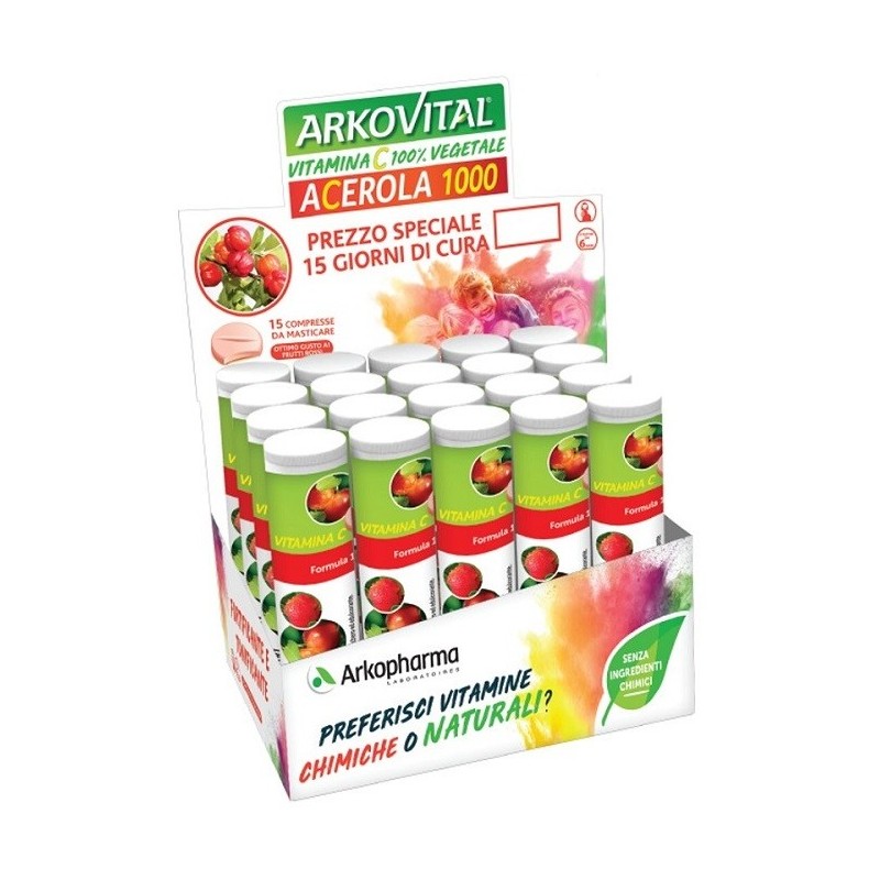 Arkovital acerola 1000 15 compresse